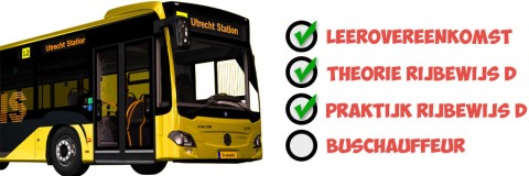 Geslaagd  voor rijbewijs D